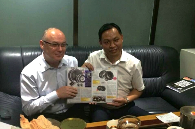 德国ETON总裁到访广州美托声频进行工作访问